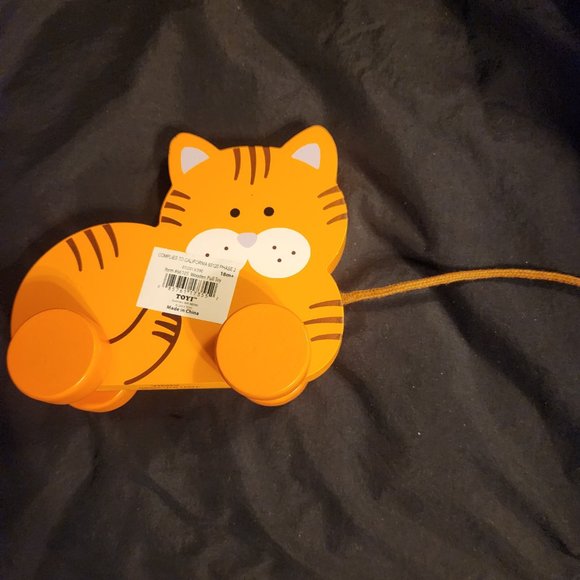 Toddler Pull-Along Cat Toy - NWT - Picture 2 of 3